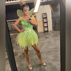 Halloween Costume Tinkerbell Dreamgirl Neverland Sexy Fairy Costume